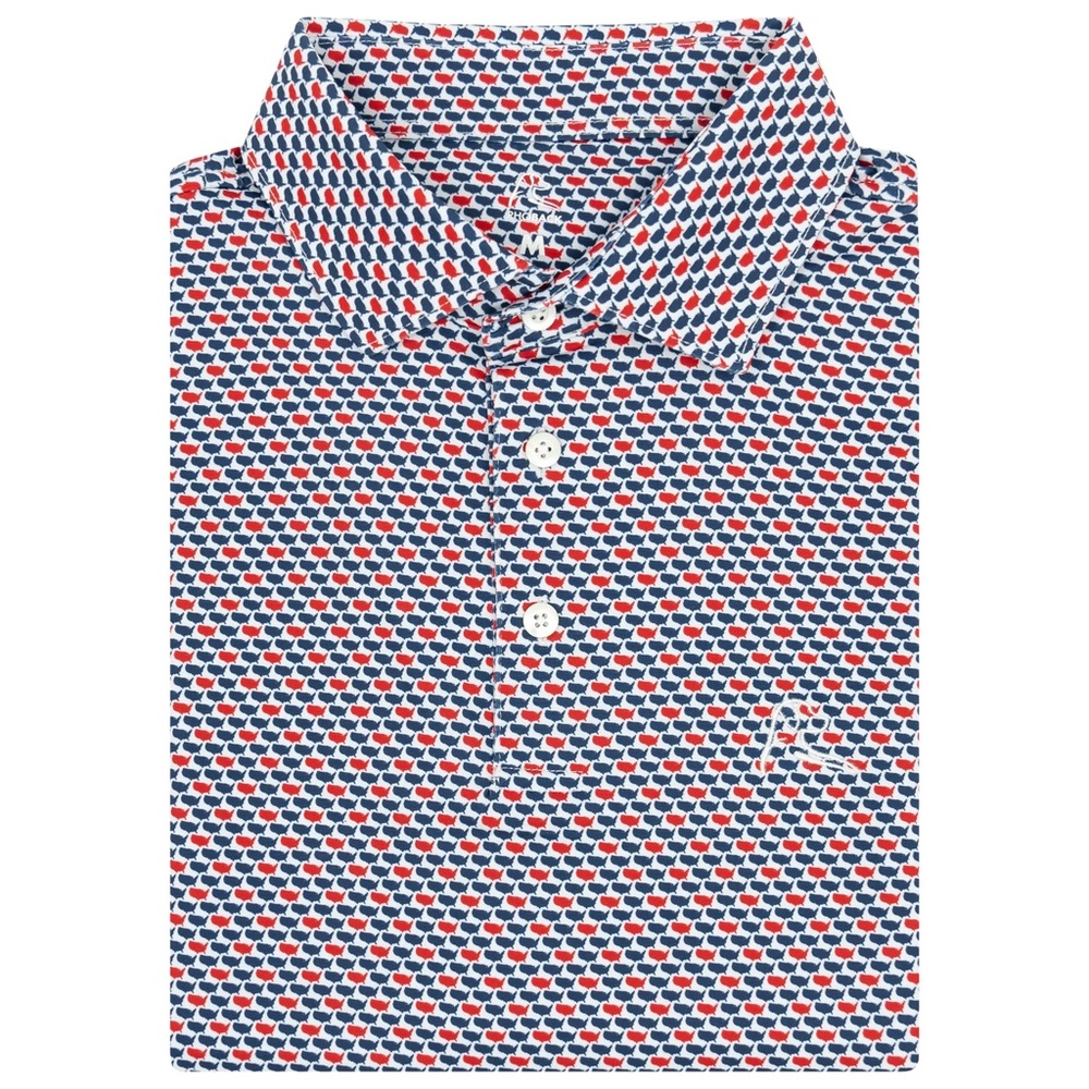 NWT Rhoback The 1776 Men’s Short Sleeve Performance Polo